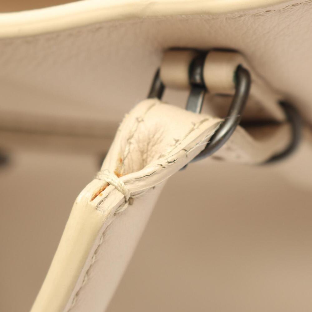 Balenciaga PAPIER Handbag Leather Beige Paper ZIP AROUND - Picture 6 of 9